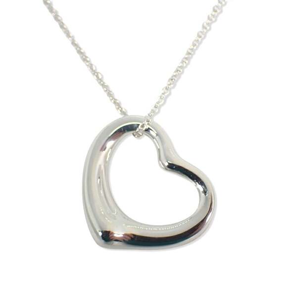 TIFFANY 925 heart pendant necklace